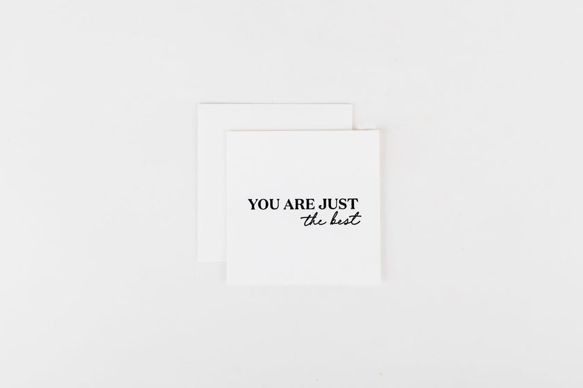 You are the Best - Mini Notecard