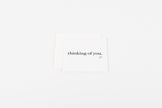 Thinking of You (X) - Mini Notecard