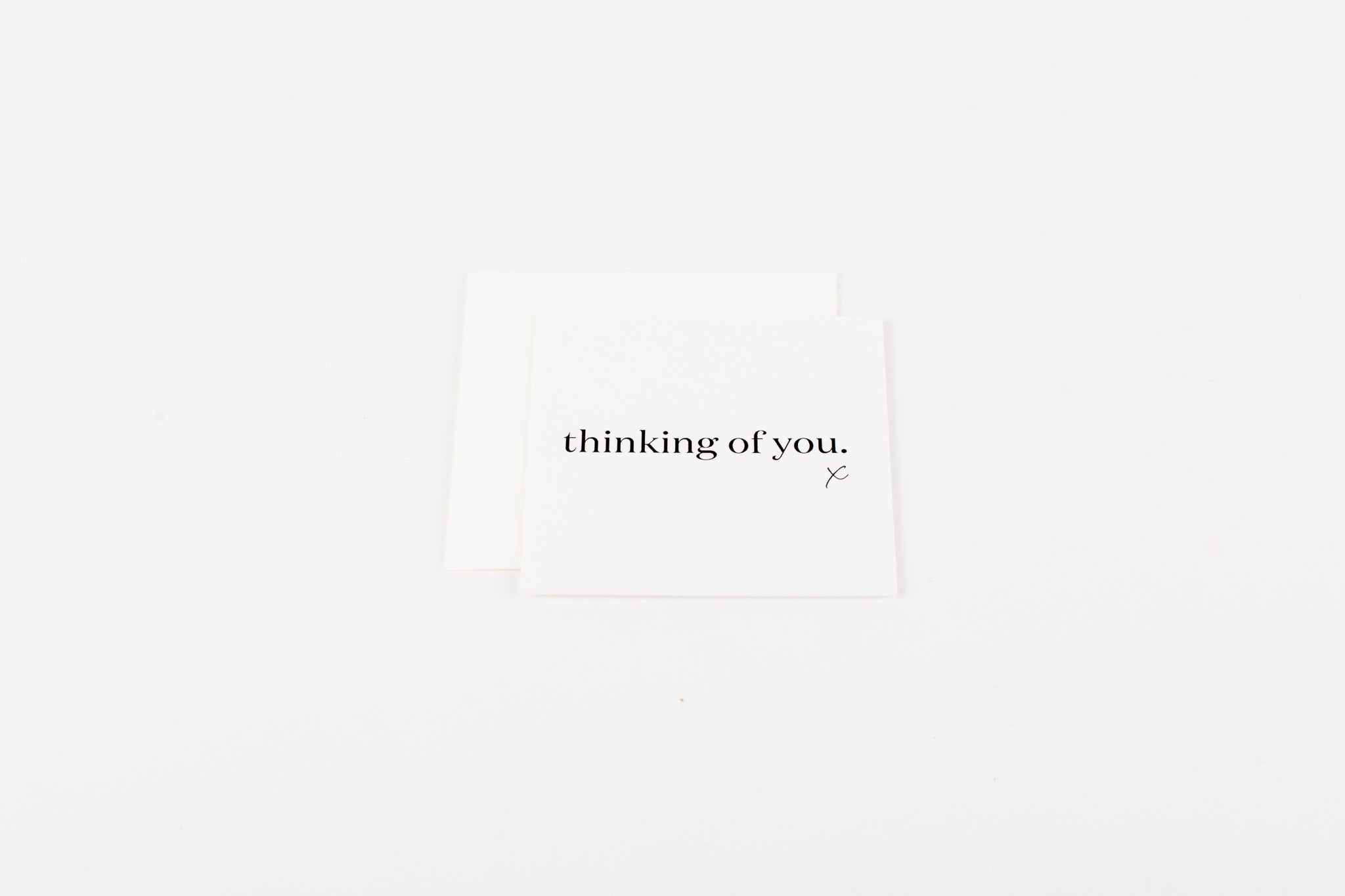 Thinking of You (X) - Mini Notecard