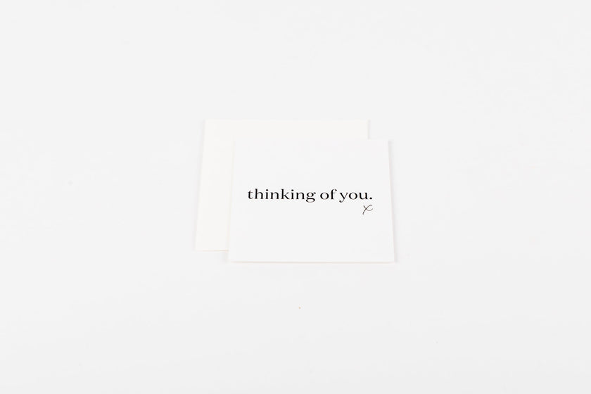 Thinking of You (X) - Mini Notecard