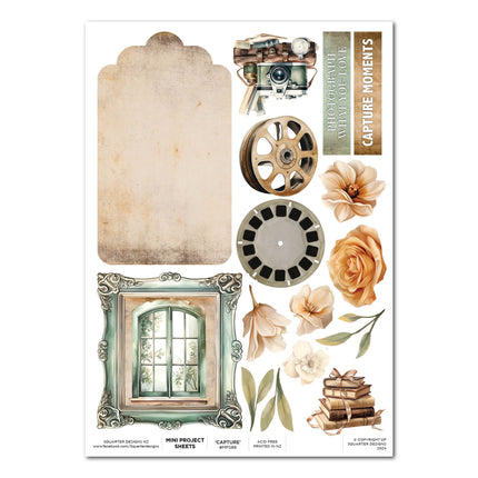 3Quarter Designs Captured Moments - Mini Project Sheet
