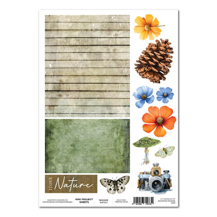 3Quarter Designs Idyllic Woods - Mini Project Sheet