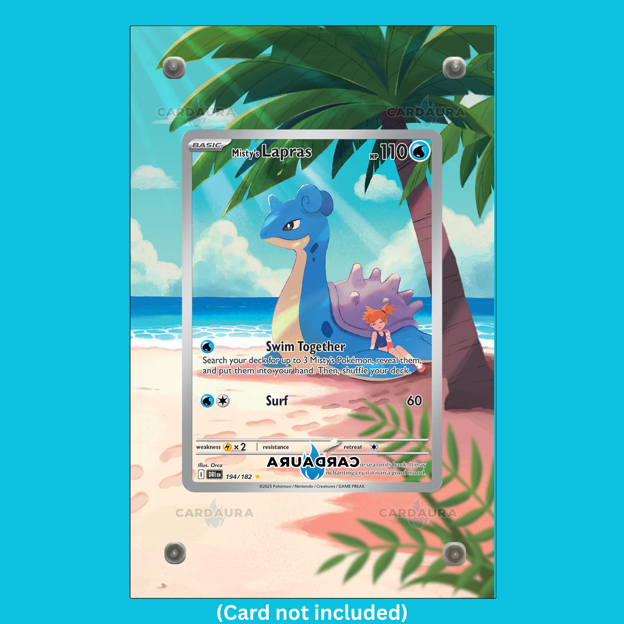Misty's Lapras 194/182 Destined Rivals (Ungraded) Display Case