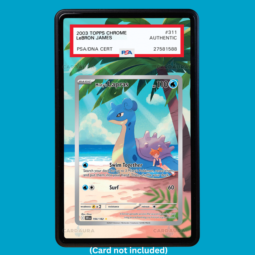 Misty's Lapras 194/182 Destined Rivals (Graded) Display Case