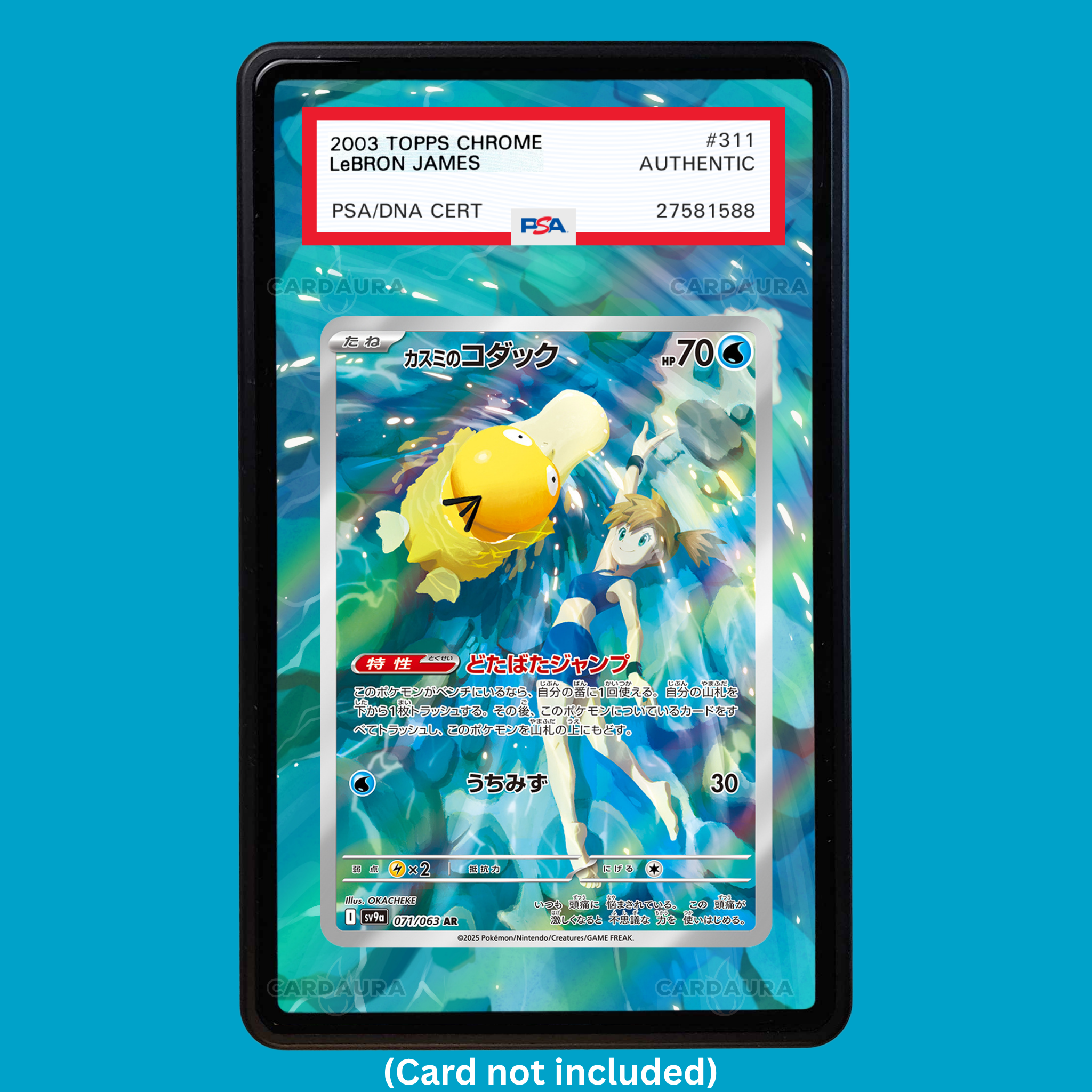 Misty's Psyduck 193/182 Destined Rivals (Graded) Display Case