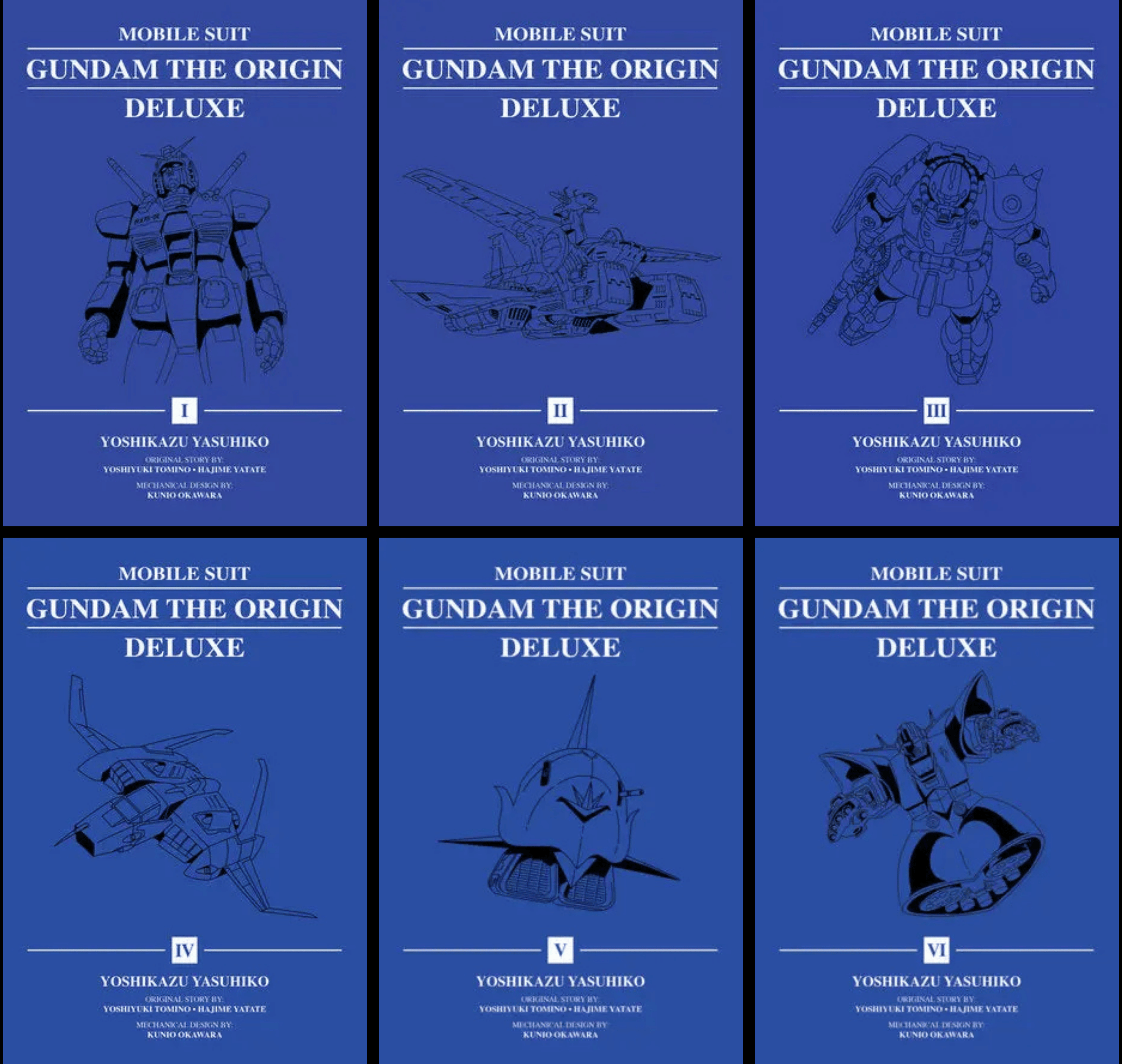 Mobile Suit Gundam: THE ORIGIN, Complete Series Deluxe Edition Manga Set
