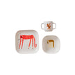 Moira Tableware Set Strawberry Cat - Offwhite