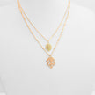 Monstera Leaf Layered Necklace