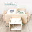 PAPAYA DOUBLE - Adjustable Montessori Table & Chair Set for Two