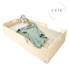 APPLE CRIB - Lit Montessori au sol avec barrières