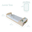 CHERRY JUNIOR - Lit Montessori au sol avec étagères