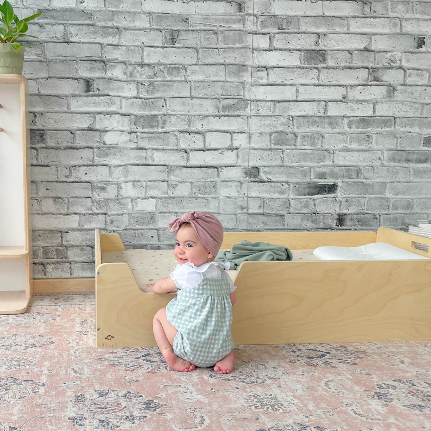 APPLE CRIB - Lit Montessori au sol avec barrières