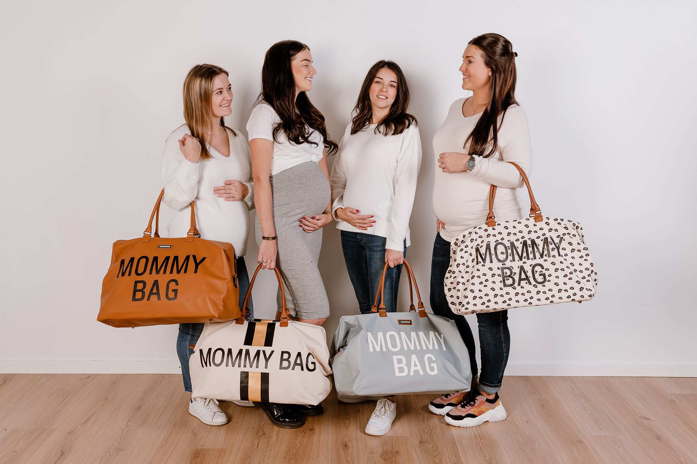 Chic Stripes Canvas Mommy Bag