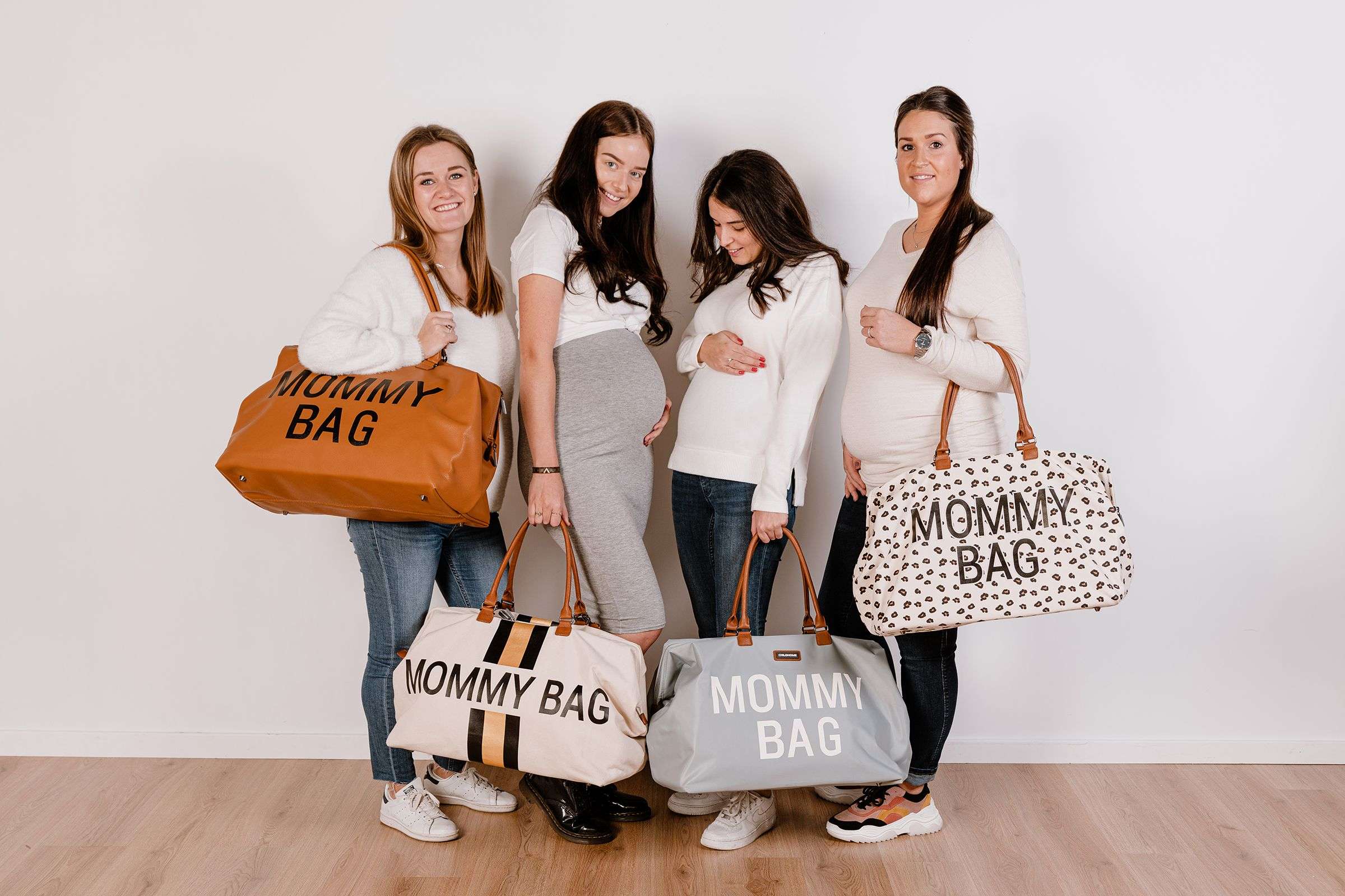 Chic Stripes Canvas Mommy Bag