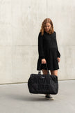 Cloud Comfort Puffer Mommy Bag - Black