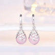 Moonlight Opal Silver Tears Earrings