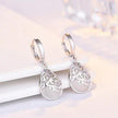 Moonlight Opal Silver Tears Earrings