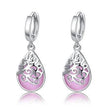 Moonlight Opal Silver Tears Earrings