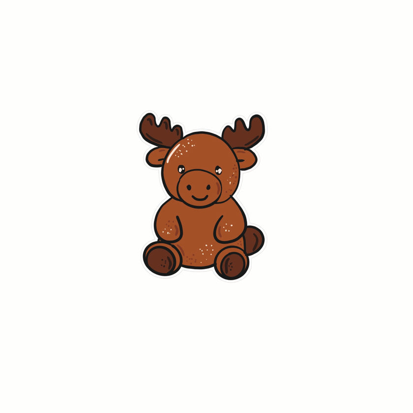 Cute Moose Sticker