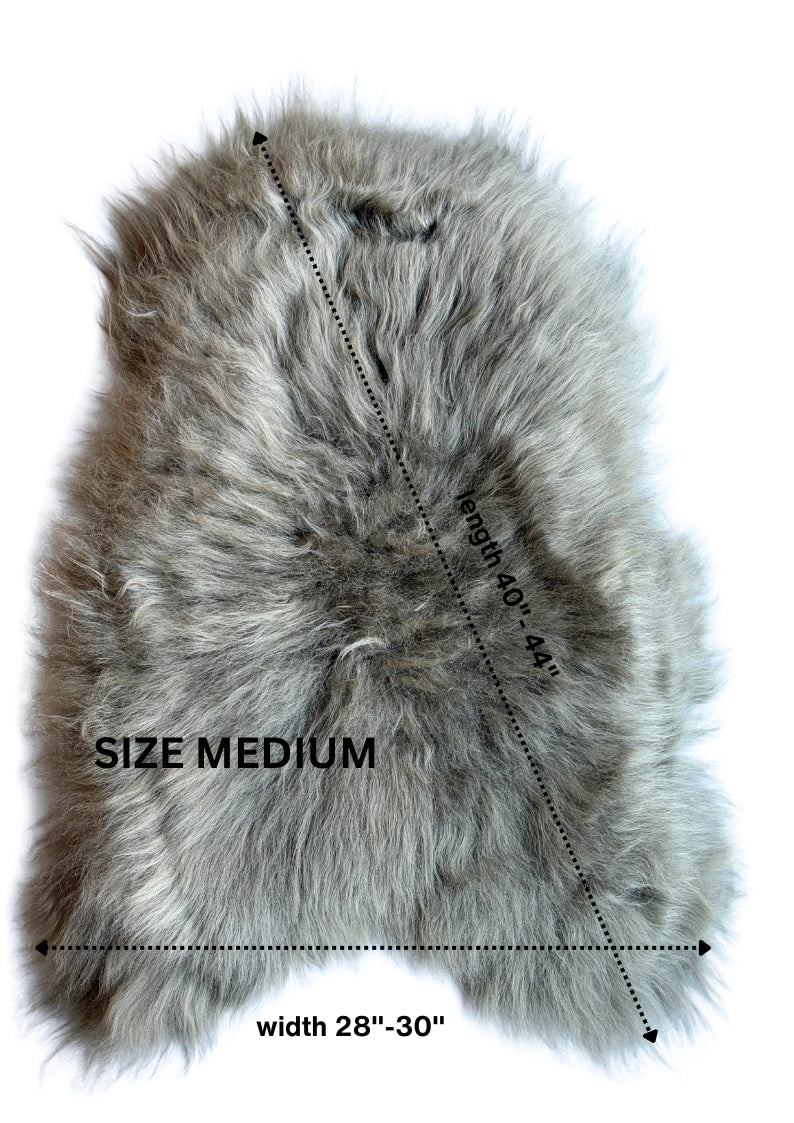 Olive Green Icelandic Sheepskin