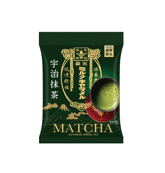 Morinaga Milk Caramel Uji Matcha Candy (69G)