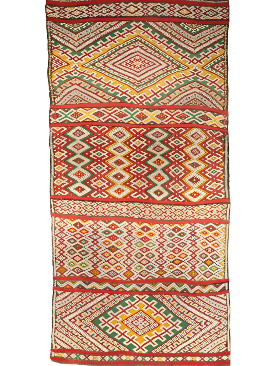 Moroccan Marmoucha Soumak Rug | 4' x 8' 5