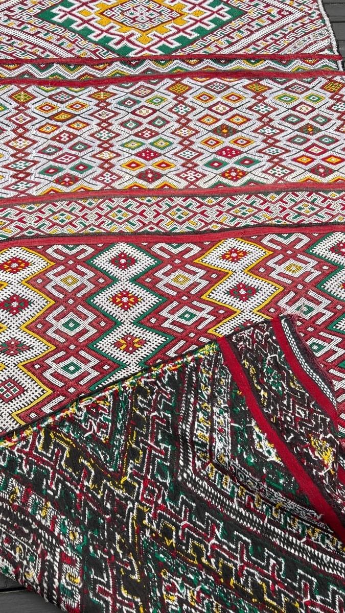 Moroccan Marmoucha Soumak Rug | 4' x 8' 5