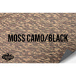 NO ADHESIVE MOSS CAMO/BLACK LEATHERETTE SHEET (12