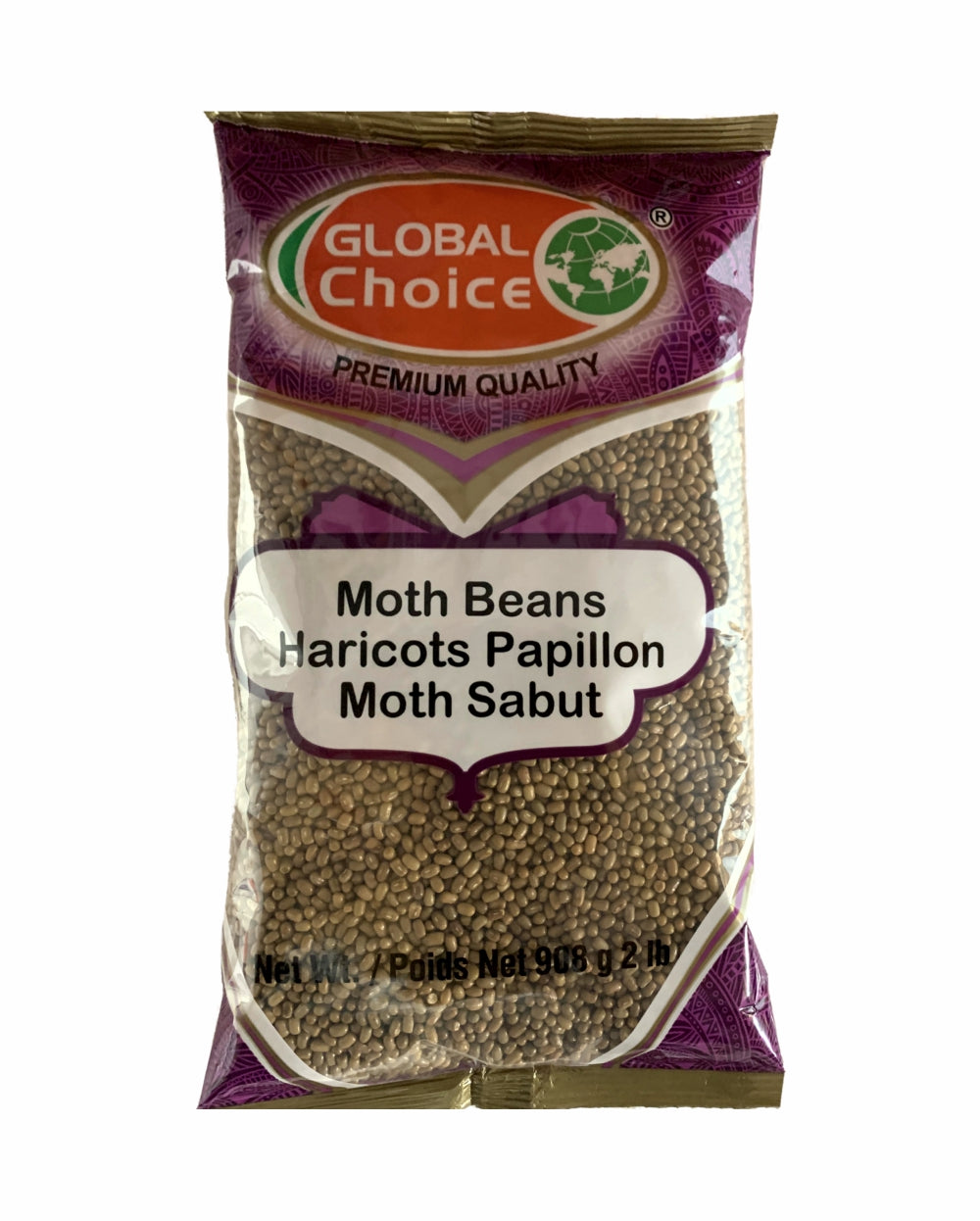 Global Choice Moth Beans 908gm ( Moth Sabut 2lb)