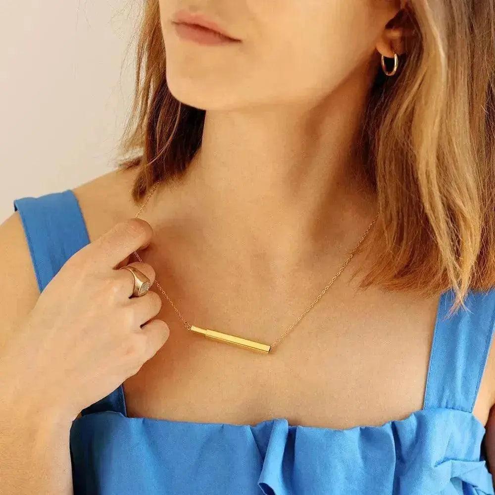 Mother's Day Necklace Inscription DIY