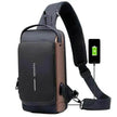 Motorcycle Password Anti theft Men's Fashion Chest Bag Fanny Pack
