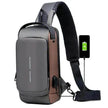 Motorcycle Password Anti theft Men's Fashion Chest Bag Fanny Pack