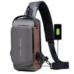Motorcycle Password Anti theft Men's Fashion Chest Bag Fanny Pack