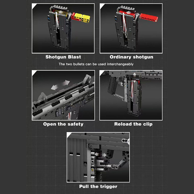Mould King 14019 - Assault 12 Automatic Shotgun