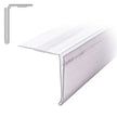 Moulure transparente et penture autocollante, 2”  x 48”