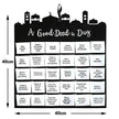 Mubarak Eid Ramadan Fabric Wall Calendar
