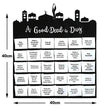 Mubarak Eid Ramadan Fabric Wall Calendar