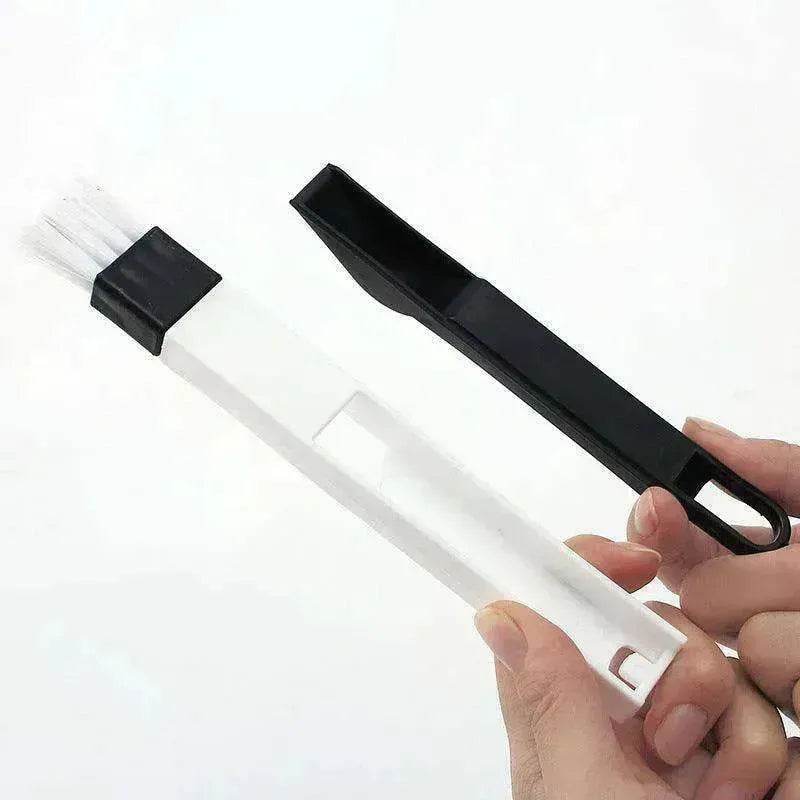 Multi purpose Groove Cleaning Brush With Dustpan Gap for Corners