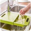 Multifunction Chopping Blocks Sinks Drain Basket Cutting Board Vegetable & Meat Kitchen Accessories