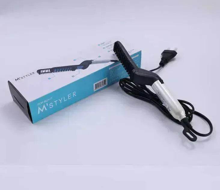 Multifunctional ABS Comb Head and Beard Hair Straightener