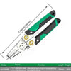 Multifunctional Stainless Steel + ABS 7 In 1 Optical Fiber Wire Stripper