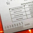 Multifunctional guitar height measuring ruler
