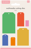 Crafters Companion Multi Media Die Set - Media Tags