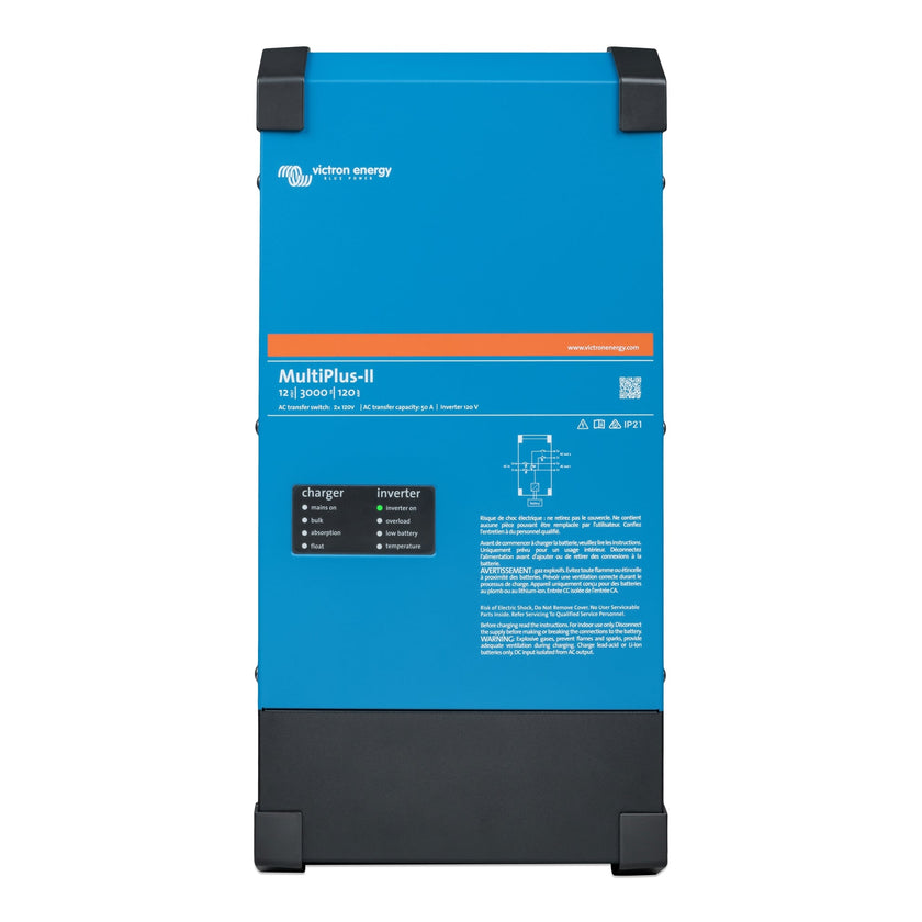 Victron Energy MultiPlus-II 12/3000/120-50 2x120V (UL certified) Inverter/Charger | PMP122305102