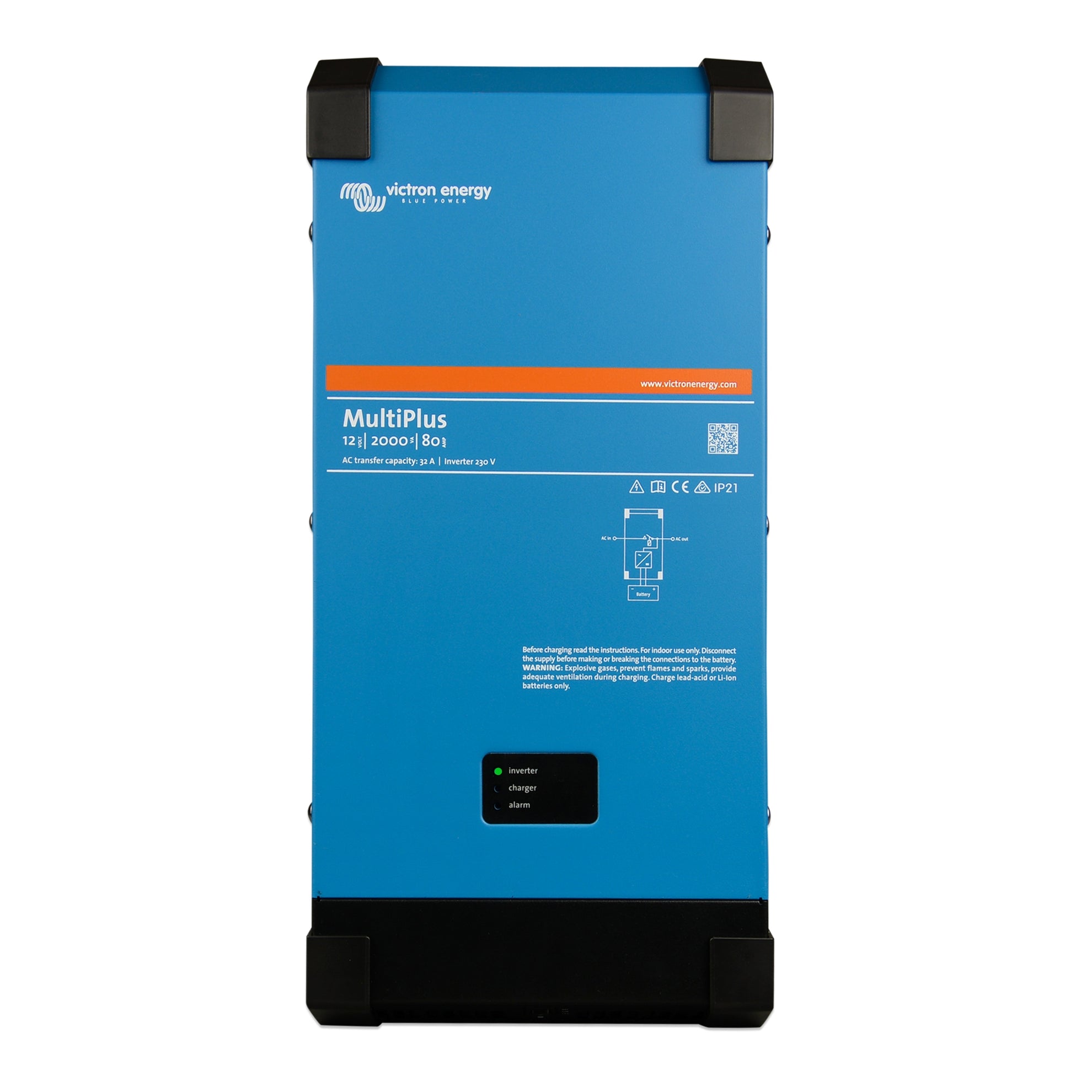 Victron Energy MultiPlus 12/2000/80-50 120V VE.Bus (UL Certified) Inverter/Charger | PMP122200102