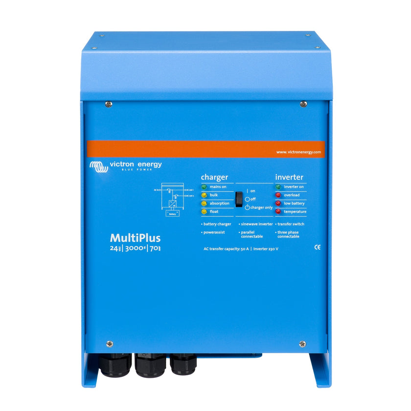 Victron Energy MultiPlus 24/3000/70-50 120V VE.Bus (UL Certified) Inverter/Charger | PMP242301102