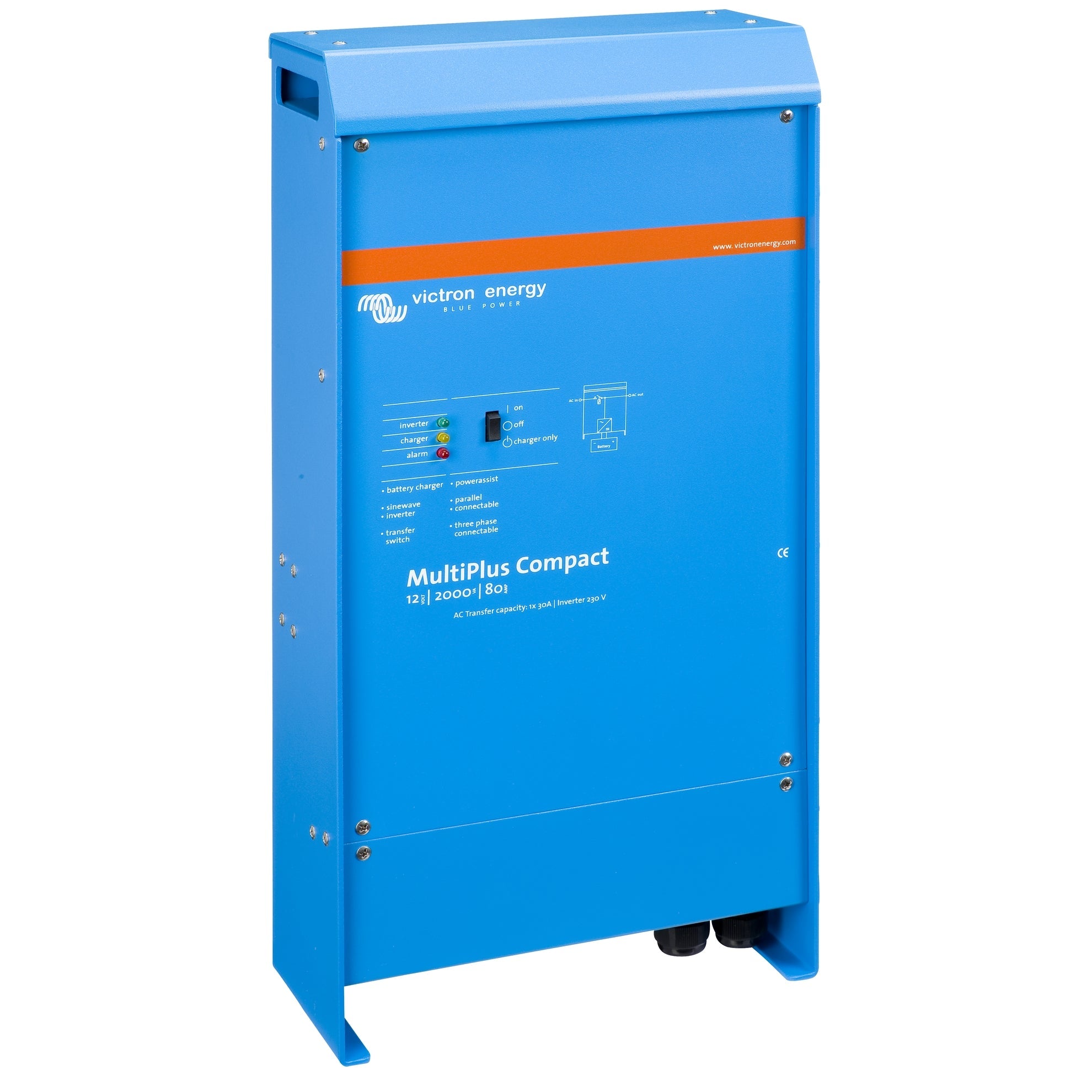 Victron Energy MultiPlus Compact 12/2000/80-50 120V VE.Bus (UL 458 Certified) Inverter/Charger | CMP122200102