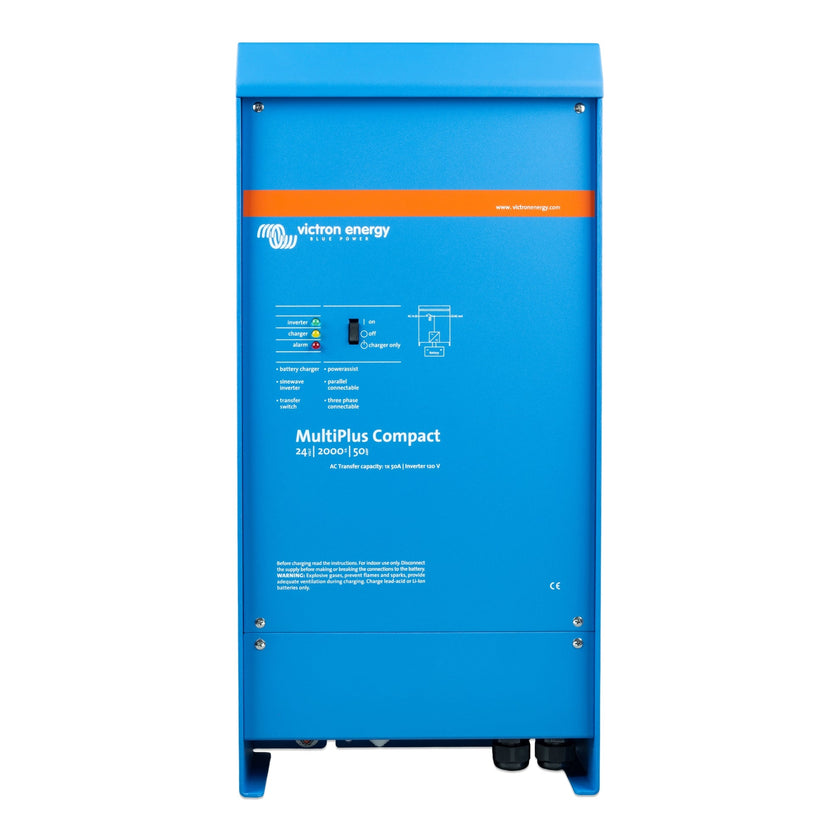 Victron Energy MultiPlus Compact 24/2000/50-50 120V VE.Bus Inverter/Charger | CMP242200100
