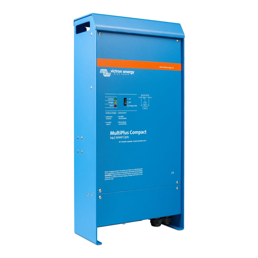 Victron Energy MultiPlus Compact 24/2000/50-50 120V VE.Bus Inverter/Charger | CMP242200100