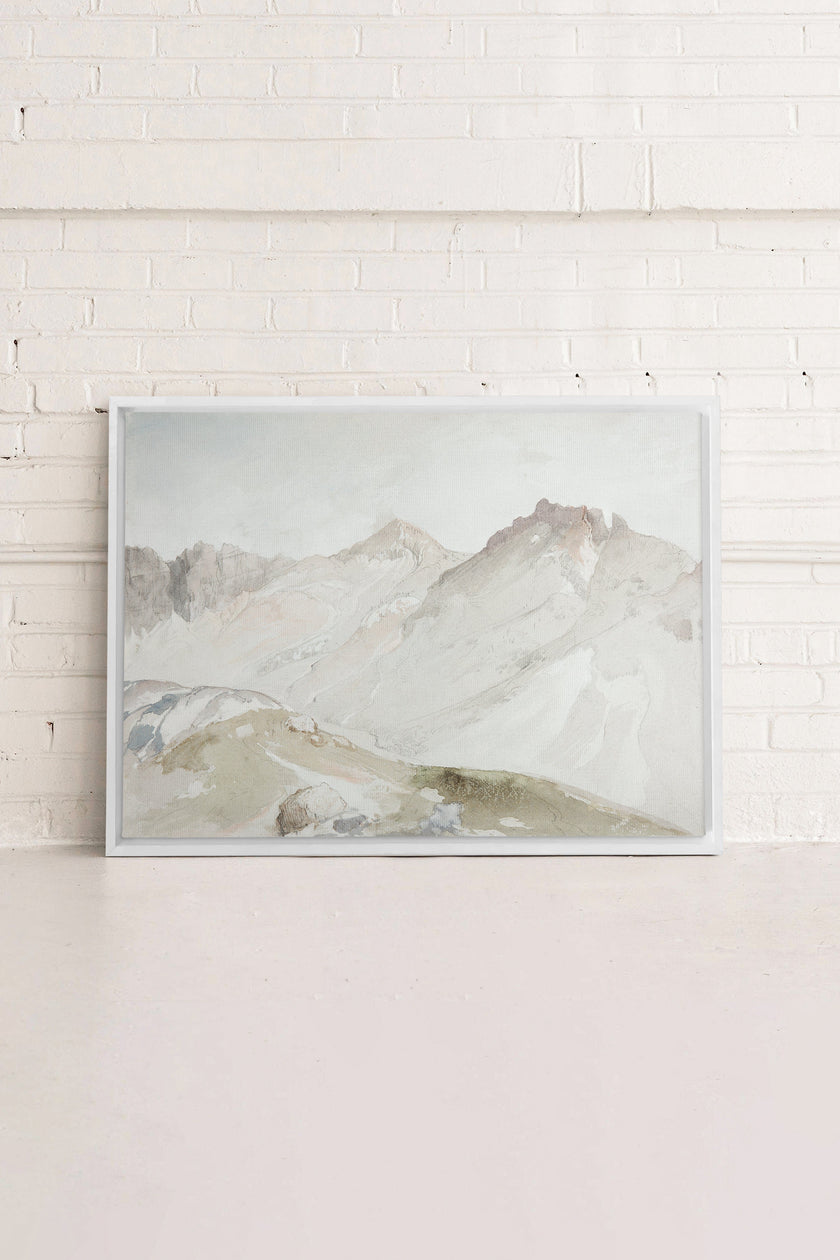 MOUNTAIN VIEW, Oeuvre sur toile étirée